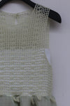 SWAYING/KNIT Crochet stitching rotating skirt SW212LS20 Green PS32